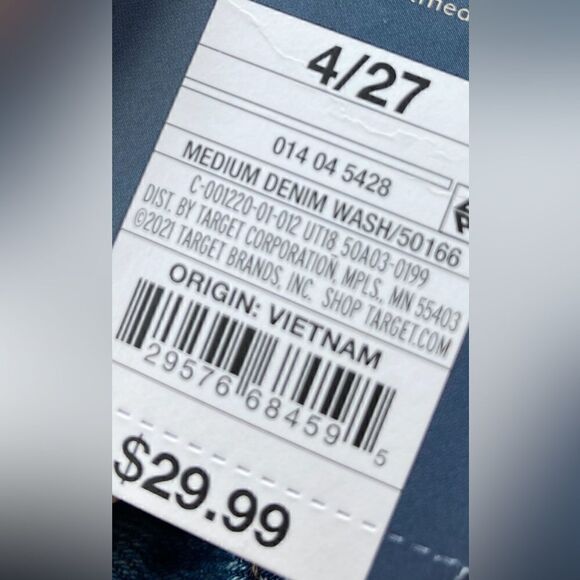 Universal Thread Highest Rise Taper, Medium Denim Wash, Size 4/27, NWT - Picture 4 of 7